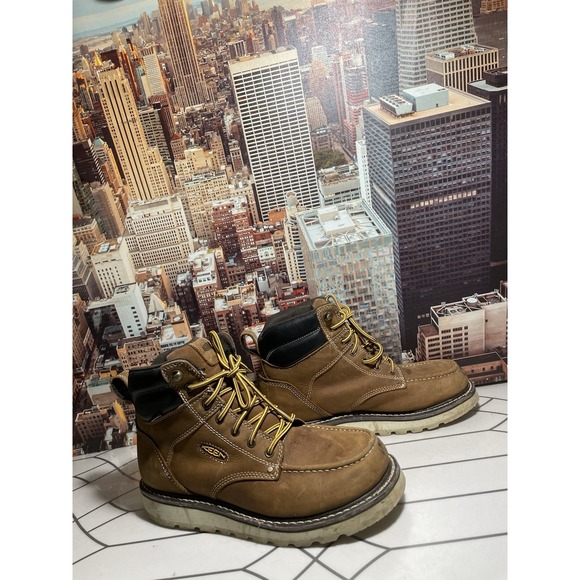 Keen Utility Boots Men 10.5 M Brown  No Steel Toe - Picture 5 of 13